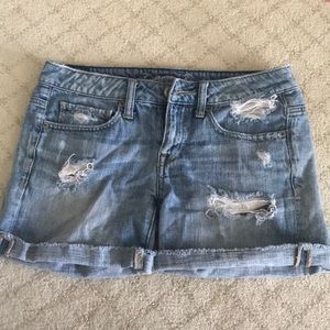 Denim shorts